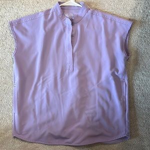 Rafaela™ Oversized Scrub Top Lavender Dew